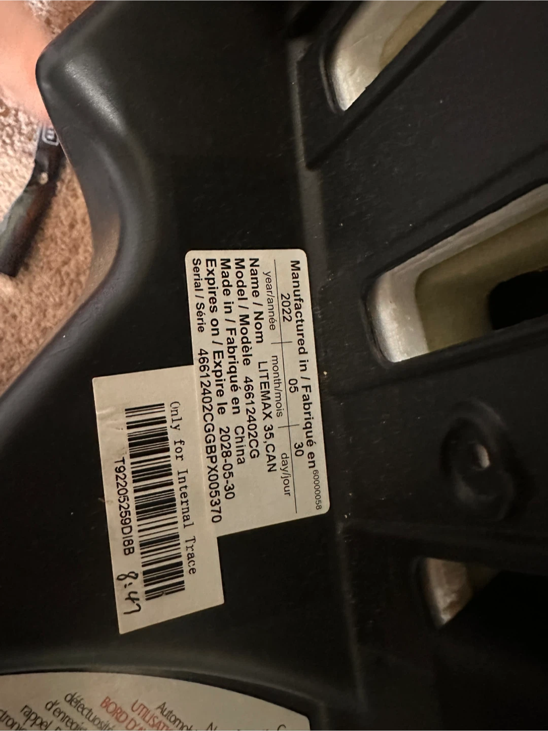 Evenflo Litemax 35 Infant Car Seat - photo 3