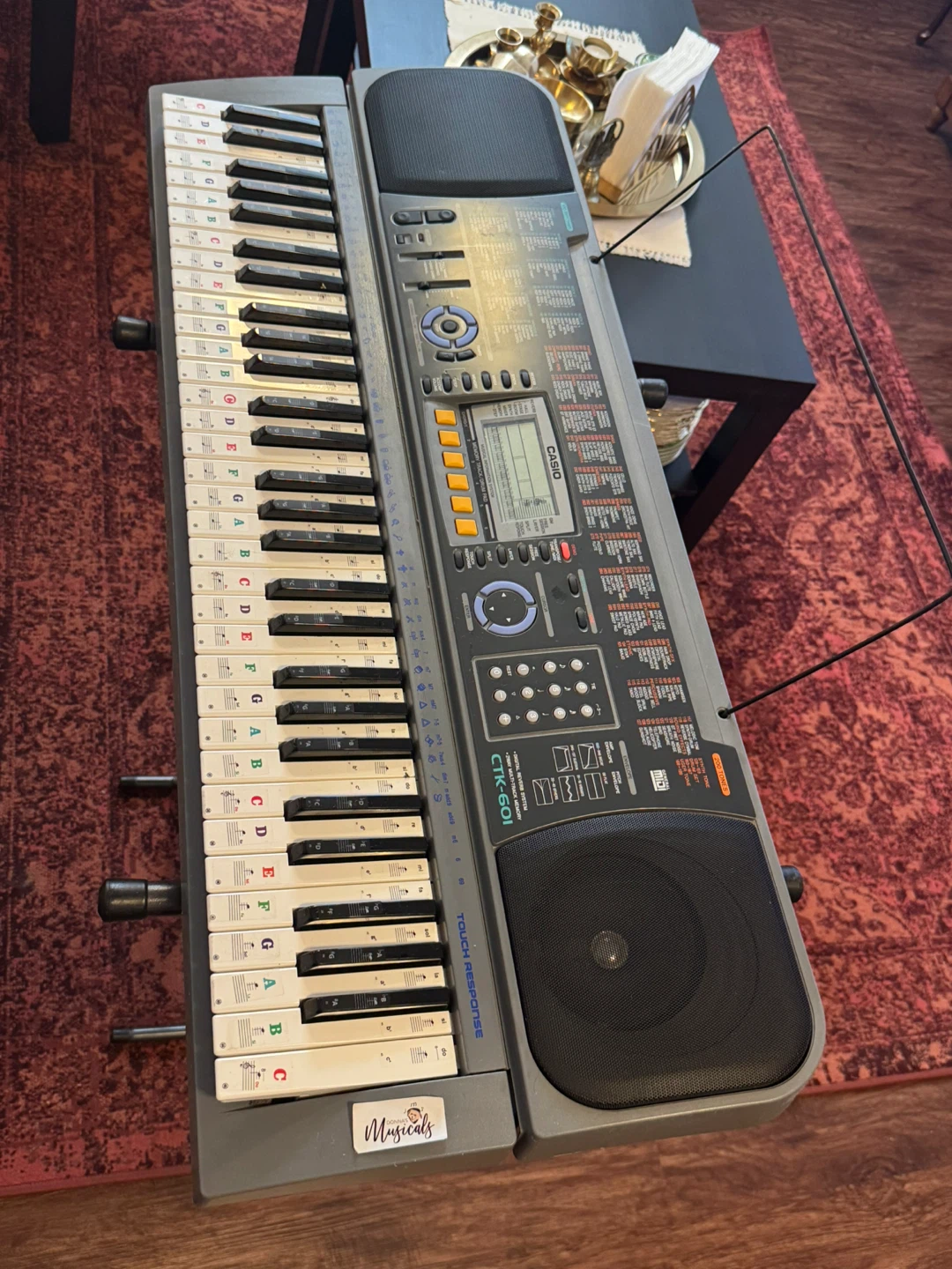 Casio CTK-601 Keyboard with Touch Response - photo 2