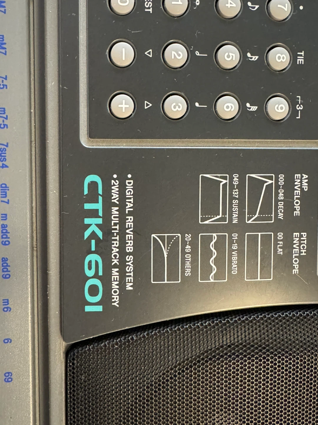 Casio CTK-601 Keyboard with Touch Response - photo 4
