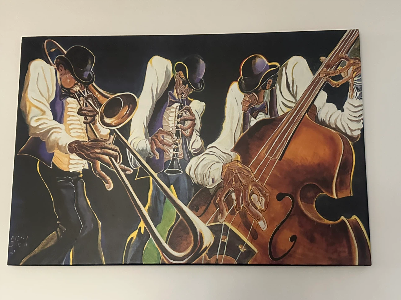 Jazz Trio Canvas Wall Art