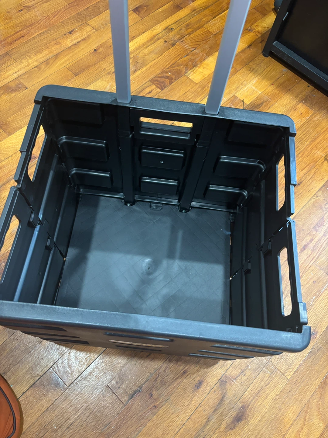 Original Quik Cart Rolling Utility Cart with Blue Lid - photo 3