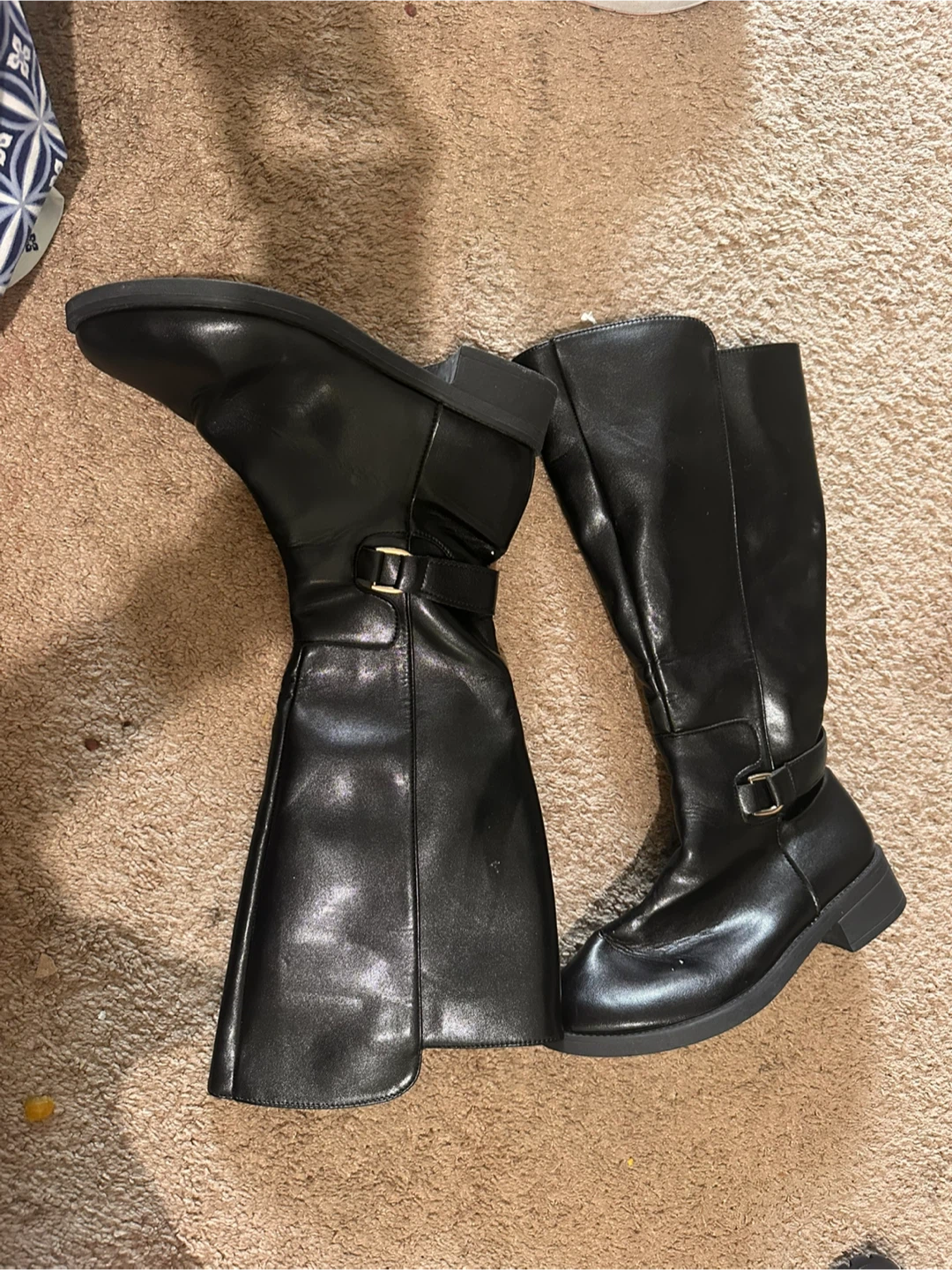 Black Women's Riding Boots - photo 2