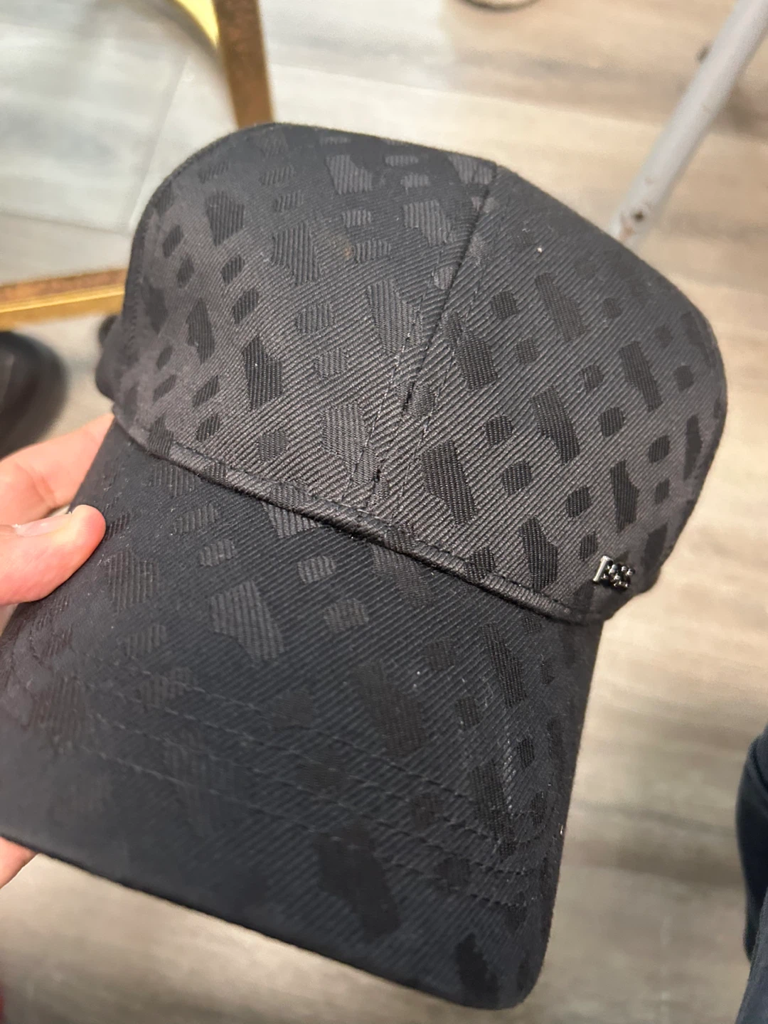 BOSS Black Patterned Baseball Cap