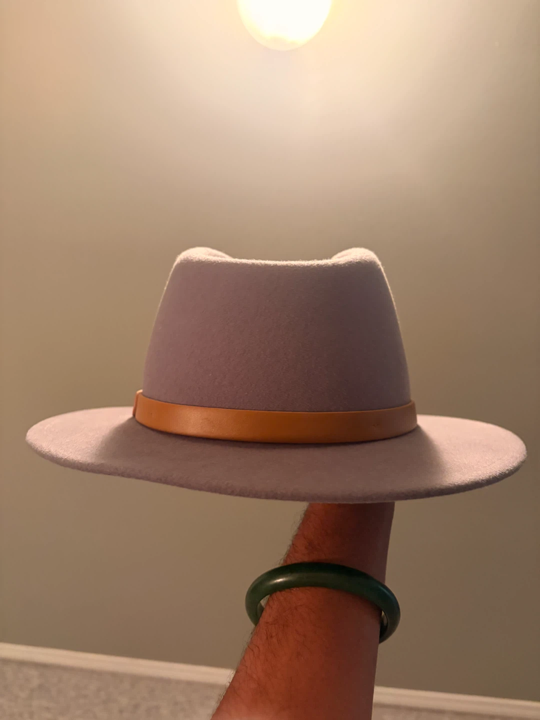 Brixton Messer Fedora Hat - Grey
