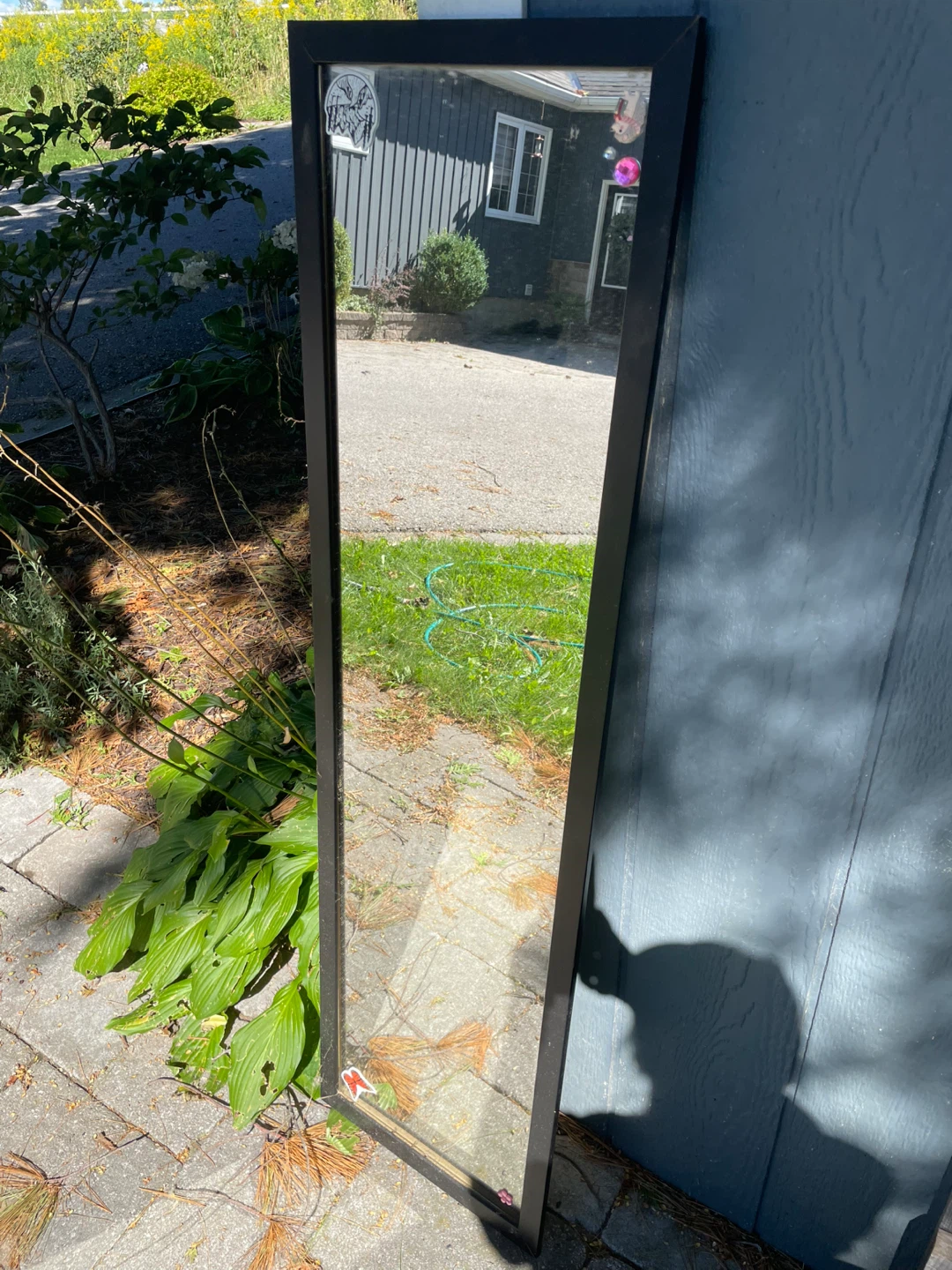 Full Length Black Framed Mirror