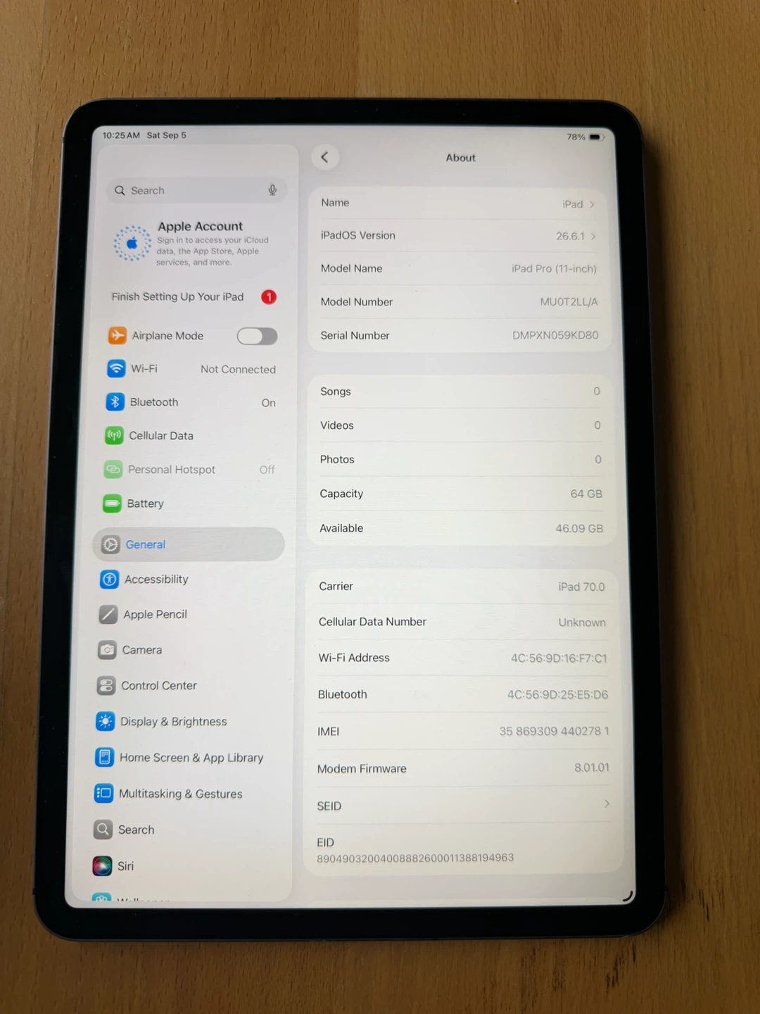 Apple iPad Pro 11-inch 64GB - photo 2