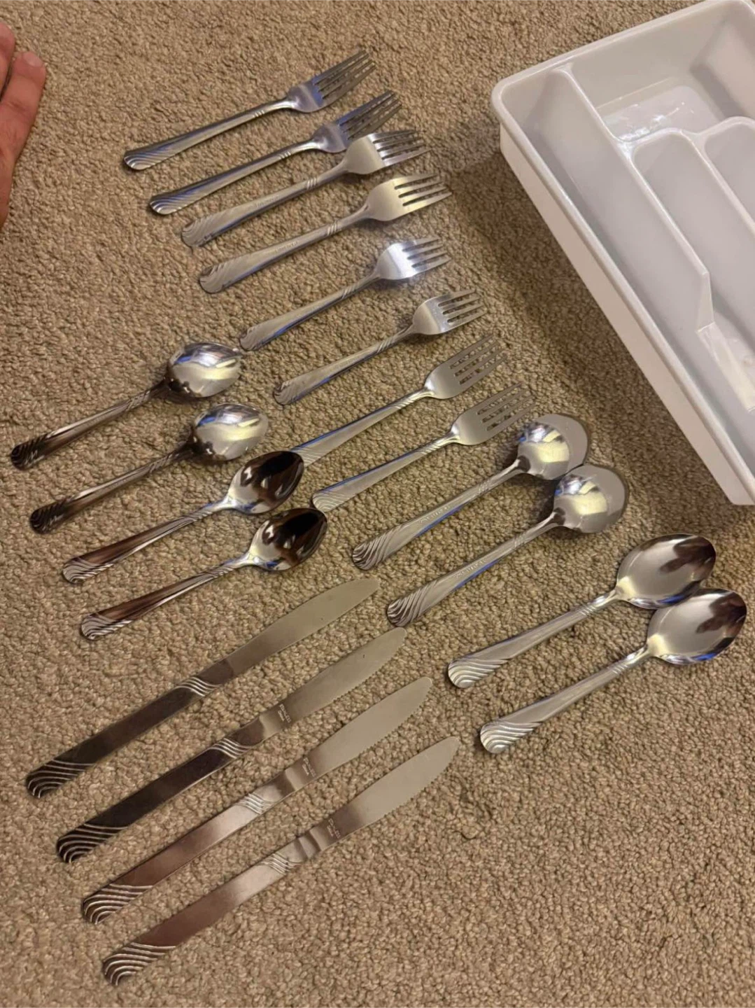 Stainless Steel Flatware Set 24 pcs
