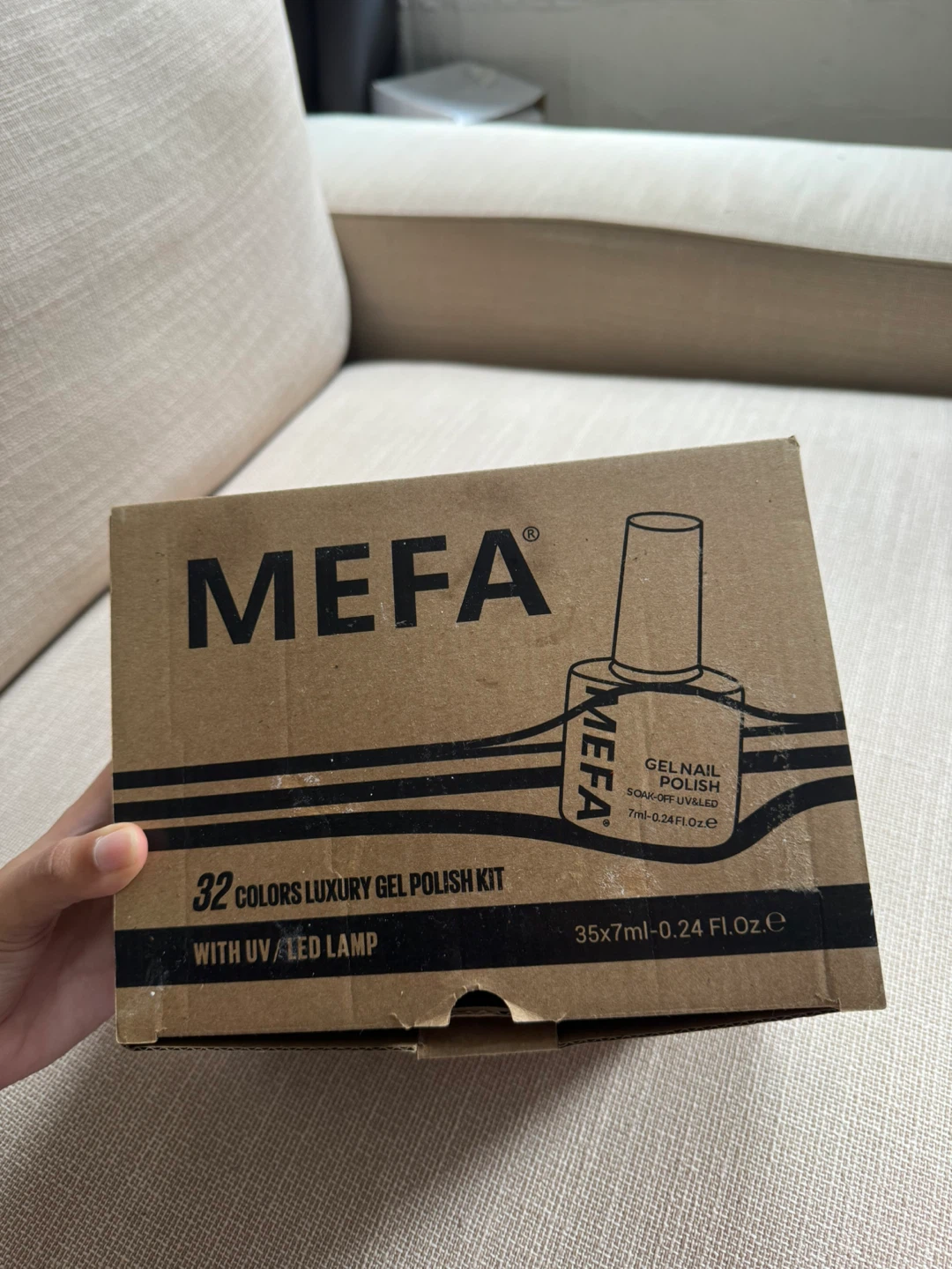 MEFA 32 Colors Gel Polish Kit with UV/LED Lamp