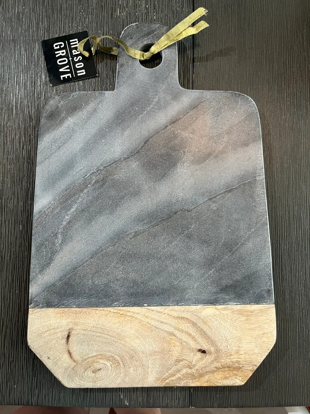 Mason Grove Marble and Wood Cutting Board