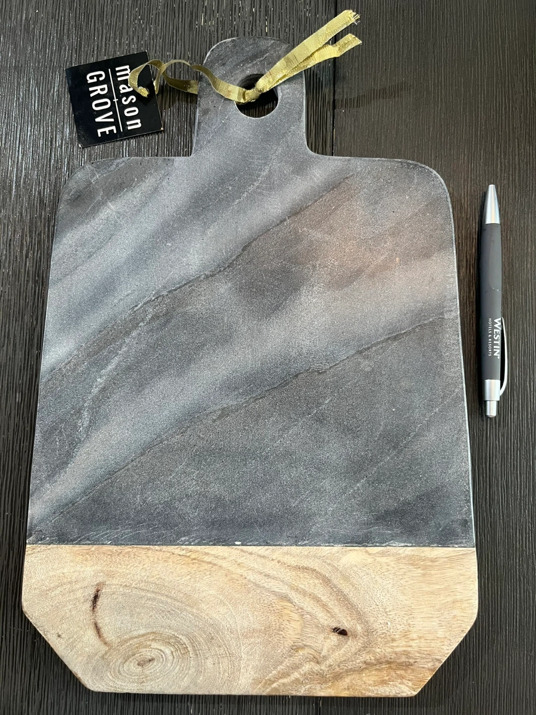Mason Grove Marble and Wood Cutting Board - photo 2