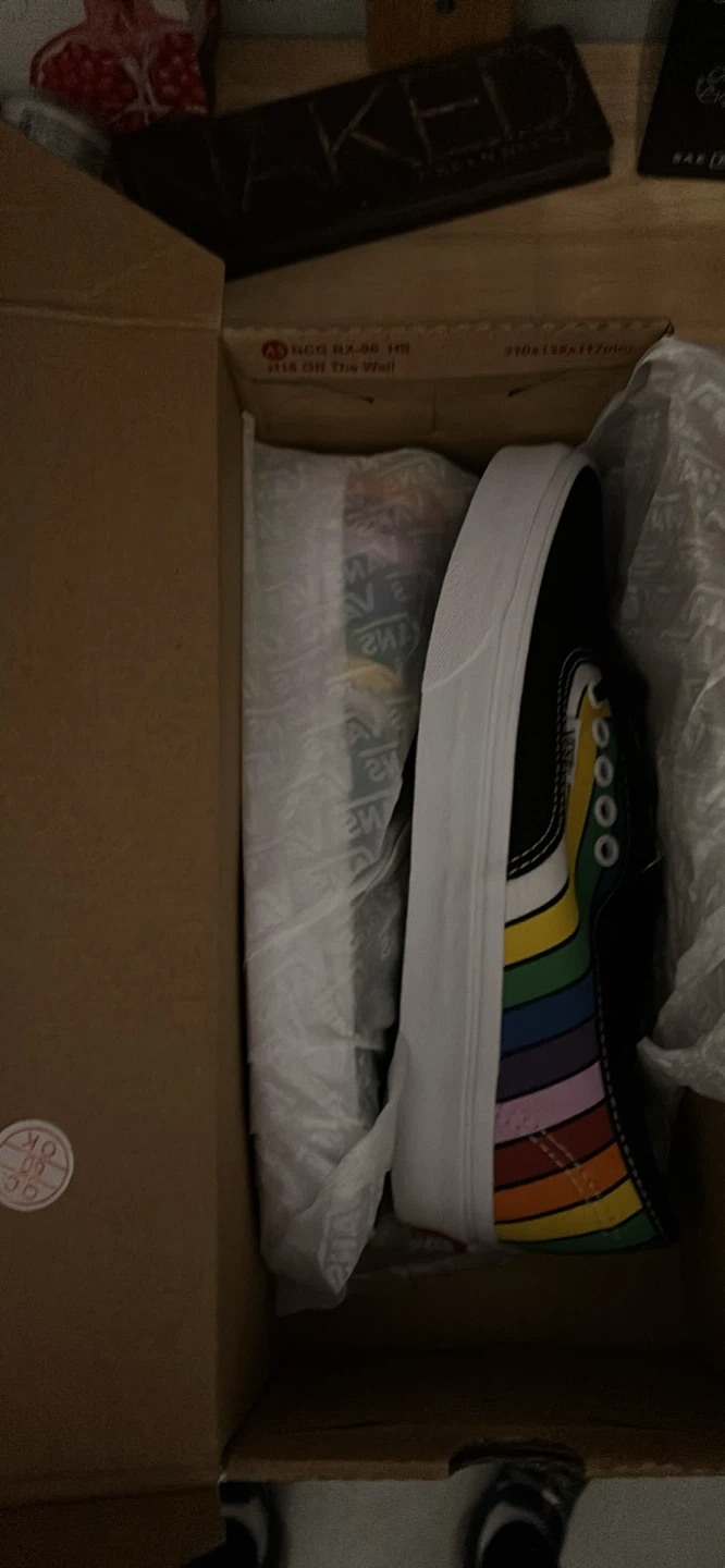 Vans Authentic Black Rainbow Sneakers - photo 2