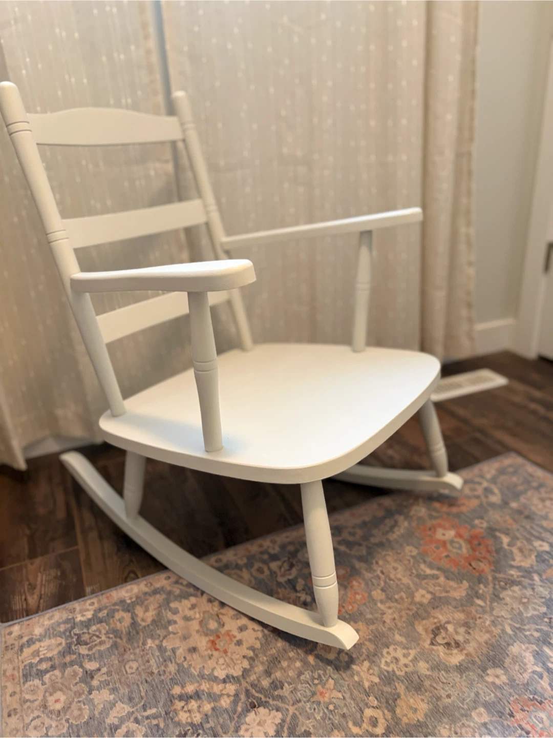 Painted Wooden Rocking Chair
