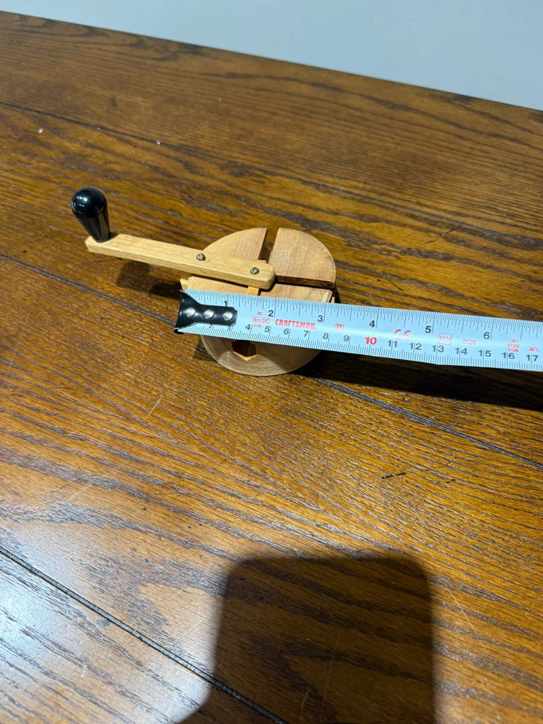 Vintage Wooden "Do-Nothing Machine" Desk Toy - photo 3