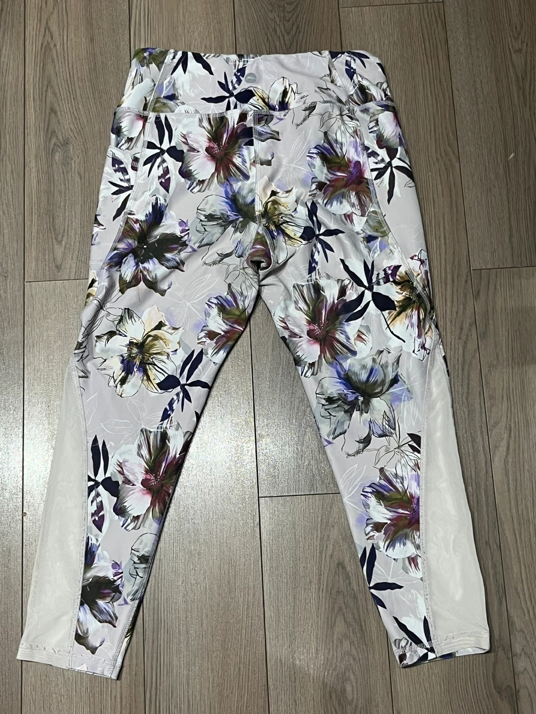 Floral Print Activewear Leggings Size M - photo 2