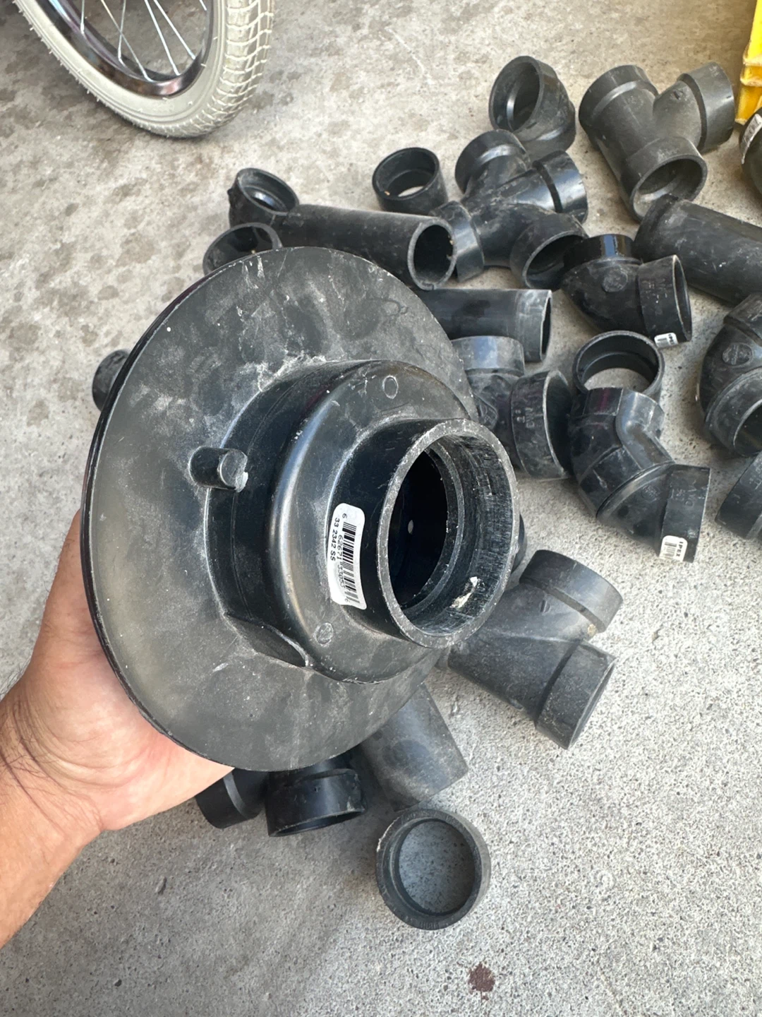 Collection of ABS Plumbing Pipe Fittings - photo 4