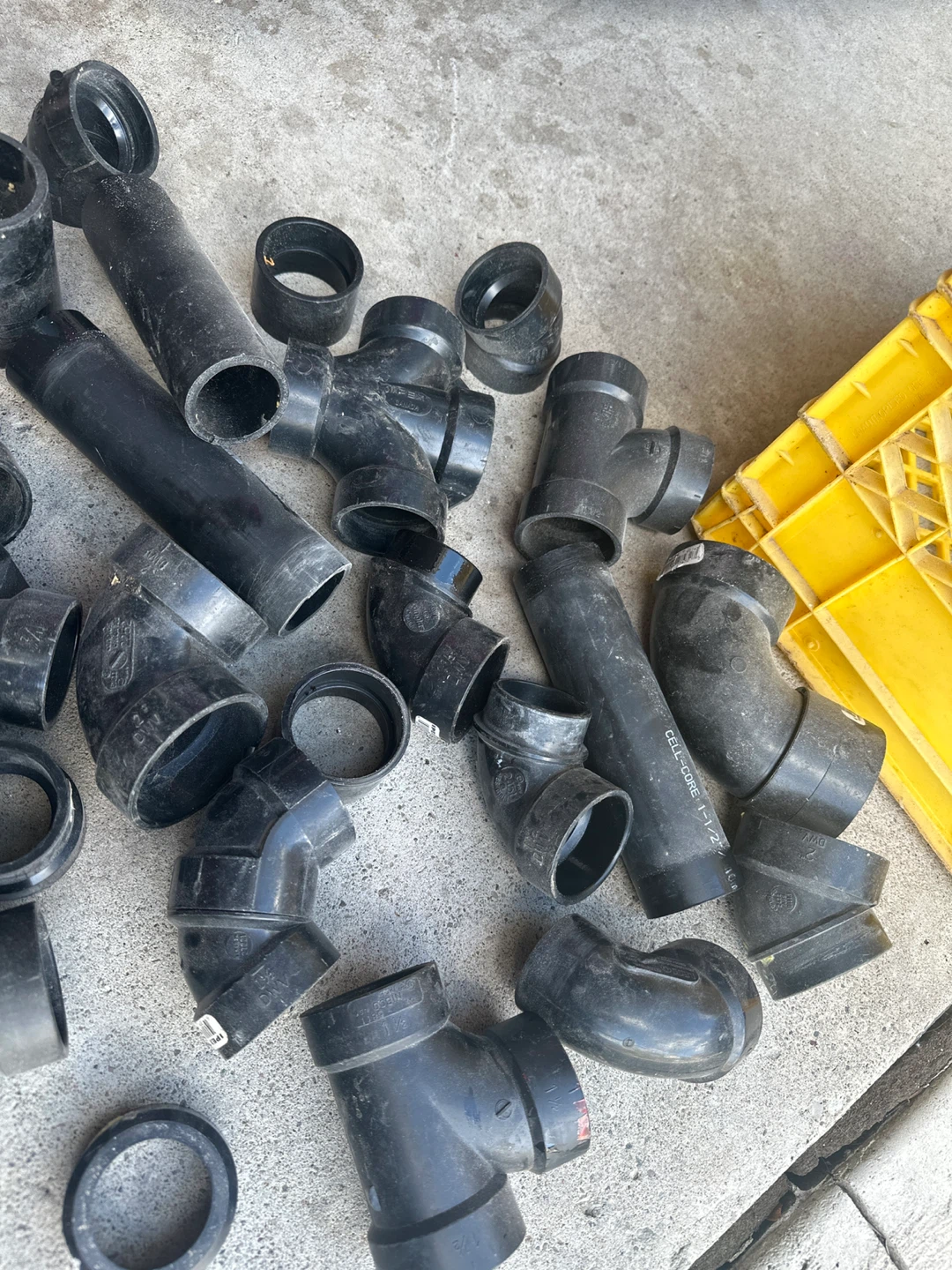 Collection of ABS Plumbing Pipe Fittings - photo 5
