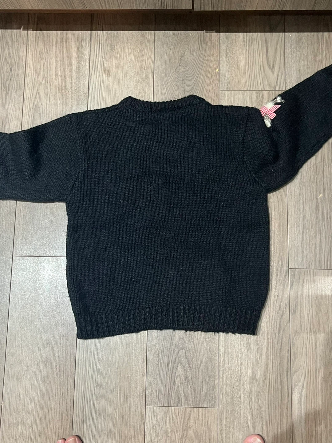 Mayshyme Black Dog Appliqué Sweater Size 140 - photo 2