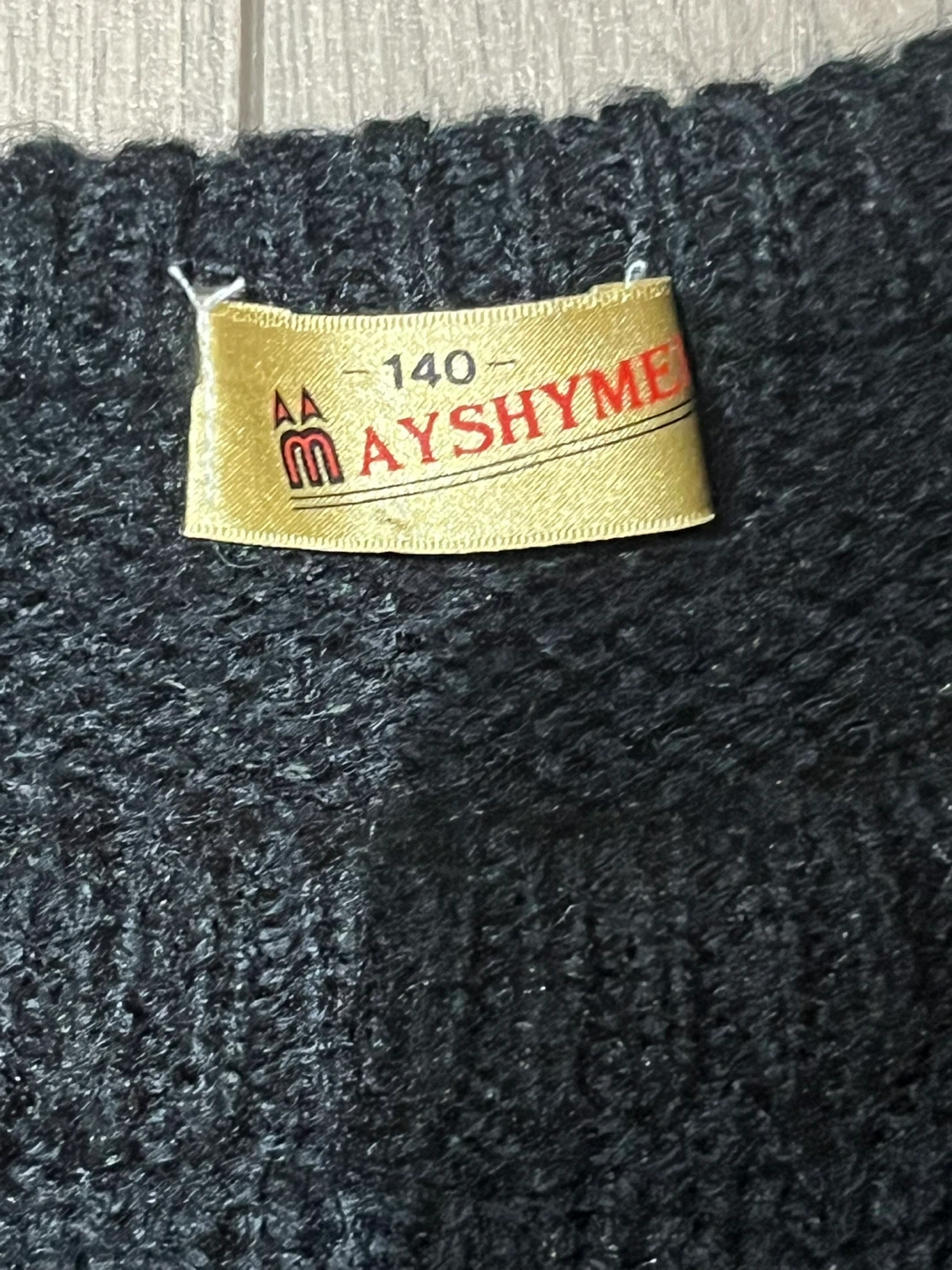 Mayshyme Black Dog Appliqué Sweater Size 140 - photo 3