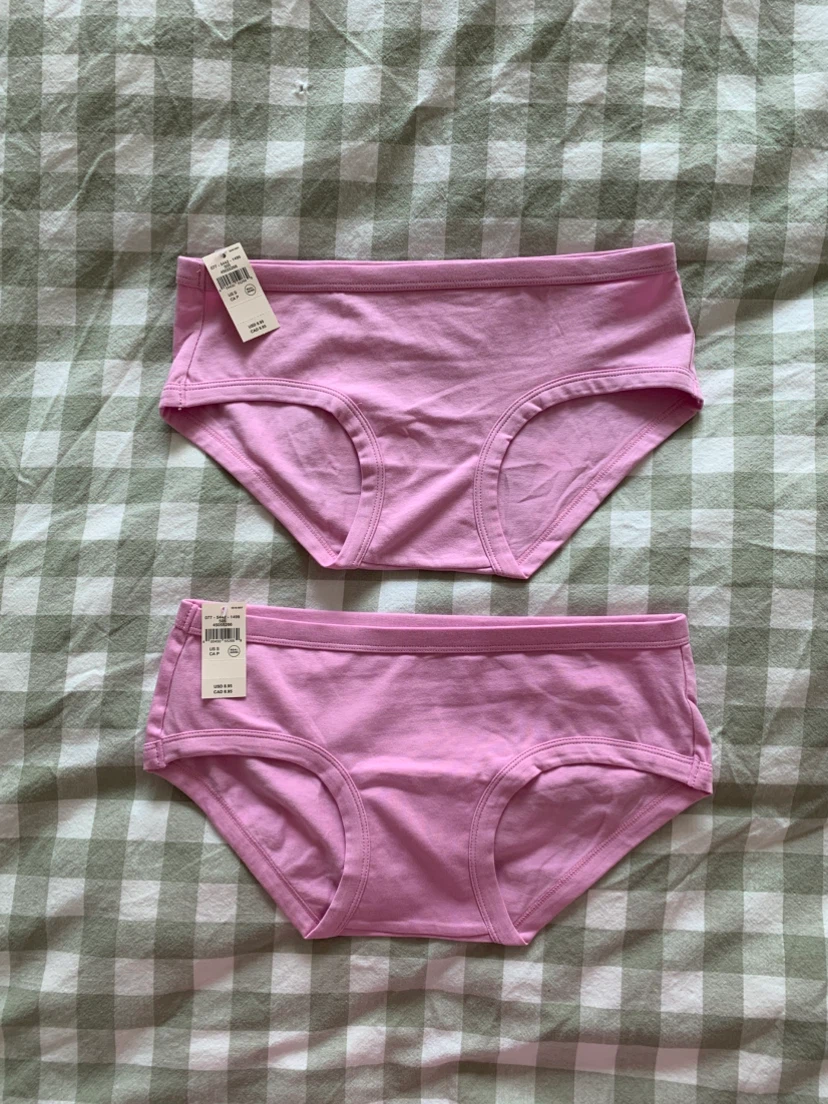 2x New Women’s Aerie Cotton Boy Briefs Pink Size Small