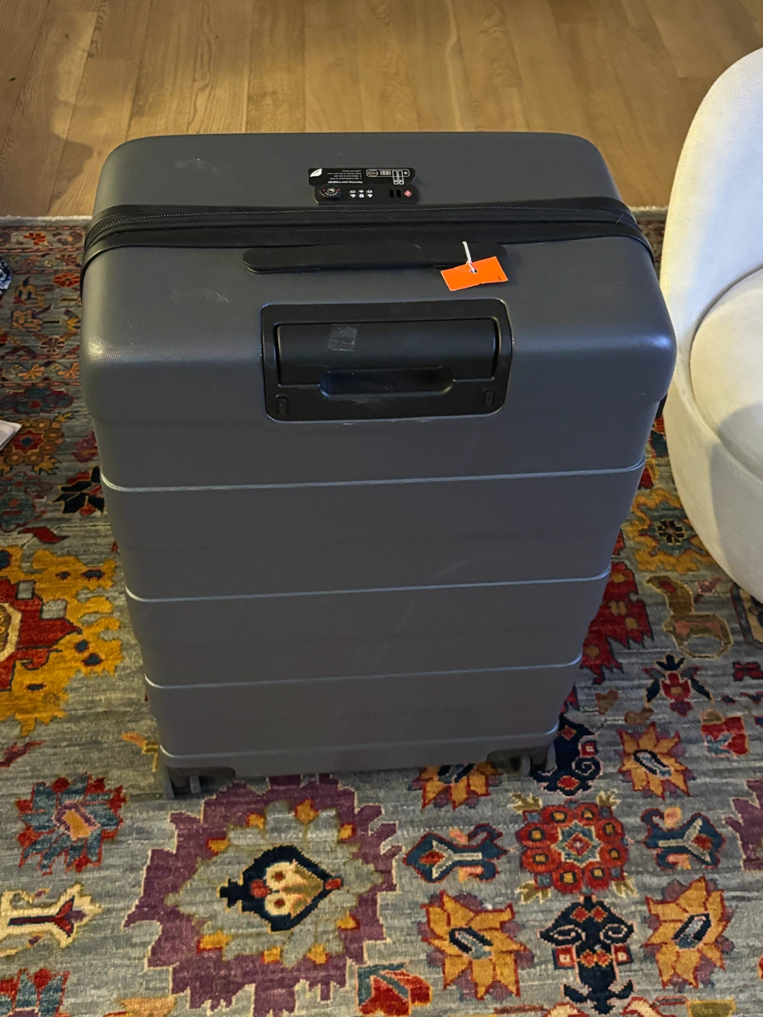 Away large Checked Suitcase - Gray - photo 2