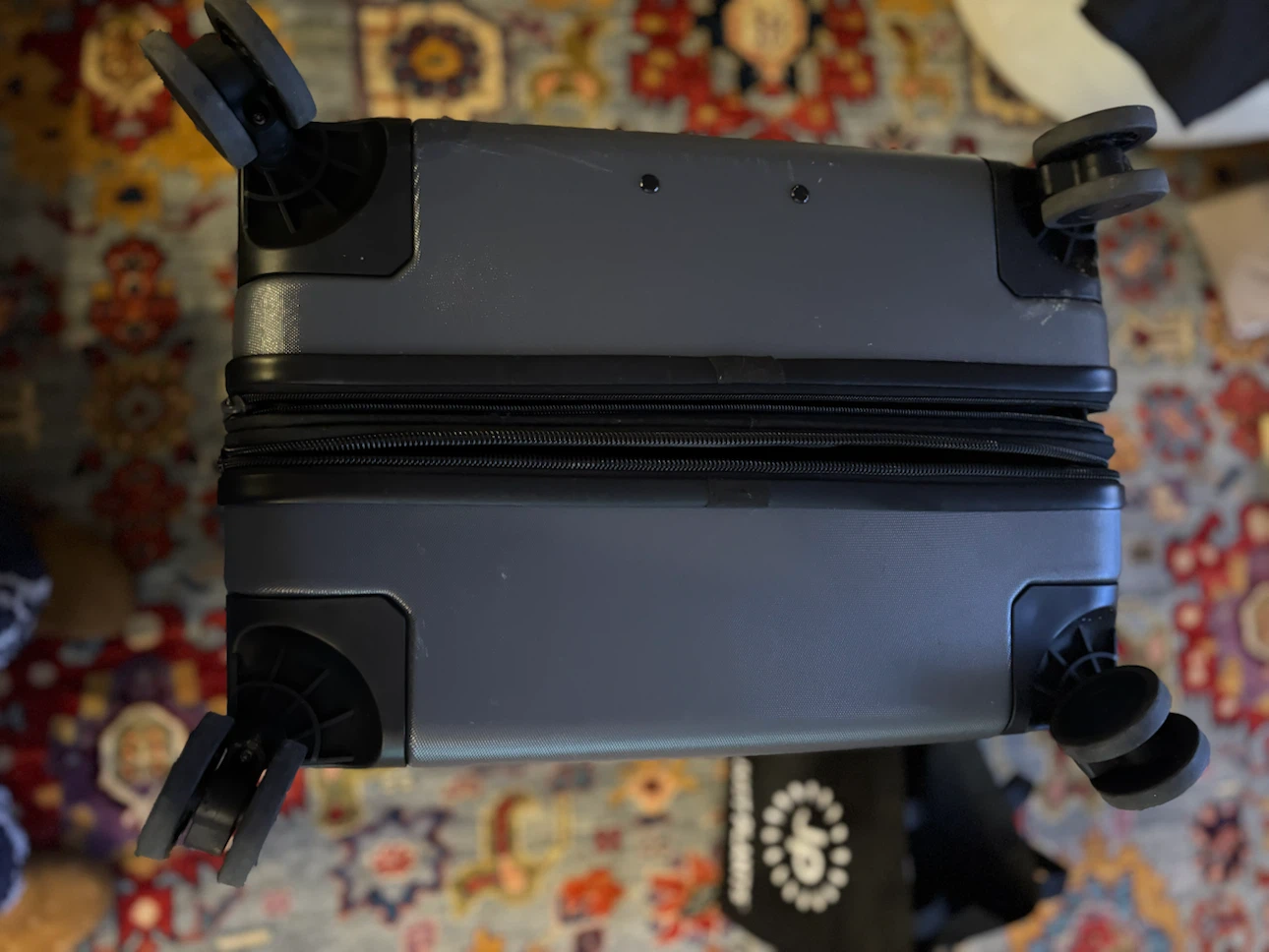 Away large Checked Suitcase - Gray - photo 5