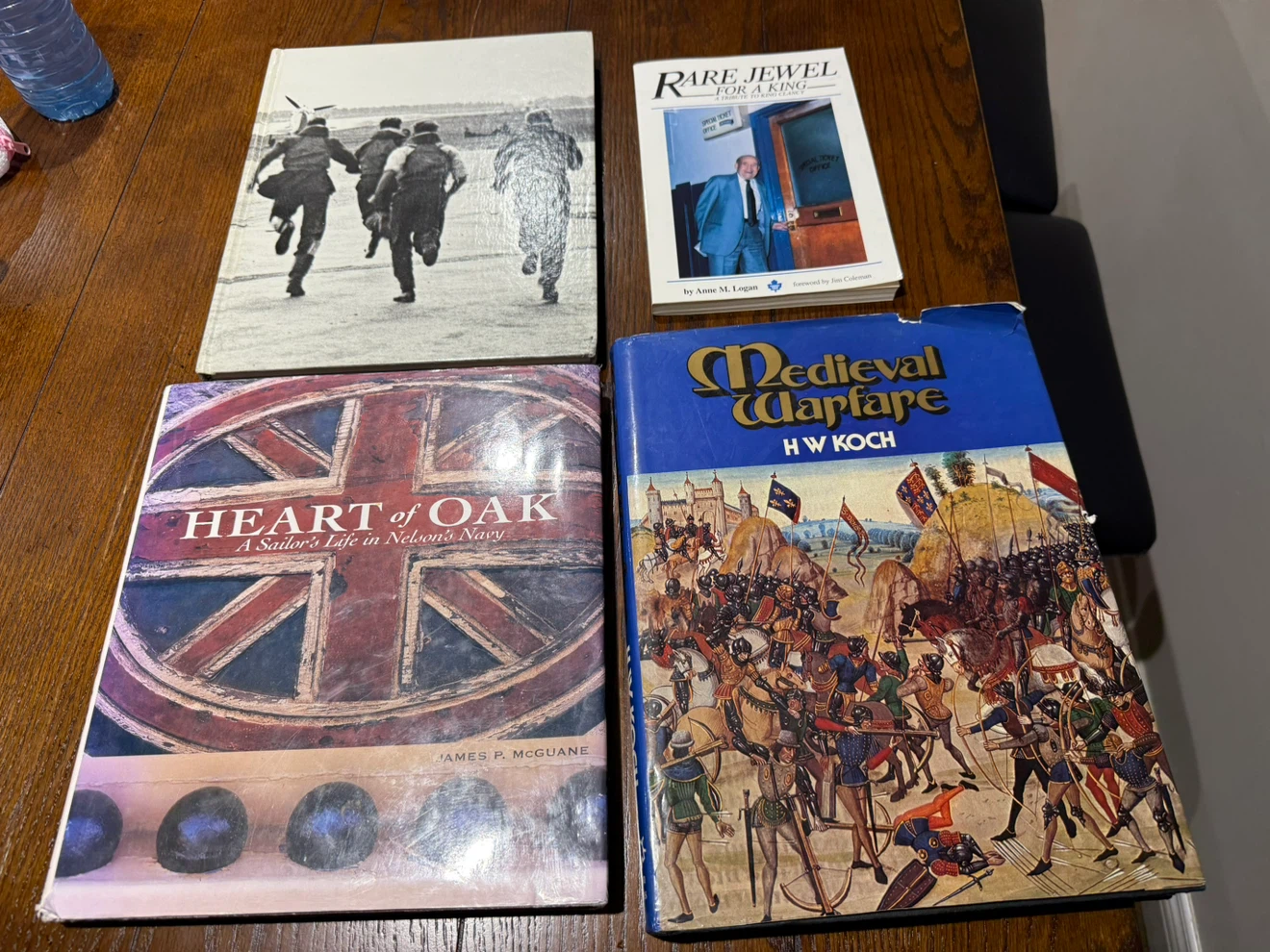 4 Vintage & History Hardcover Books