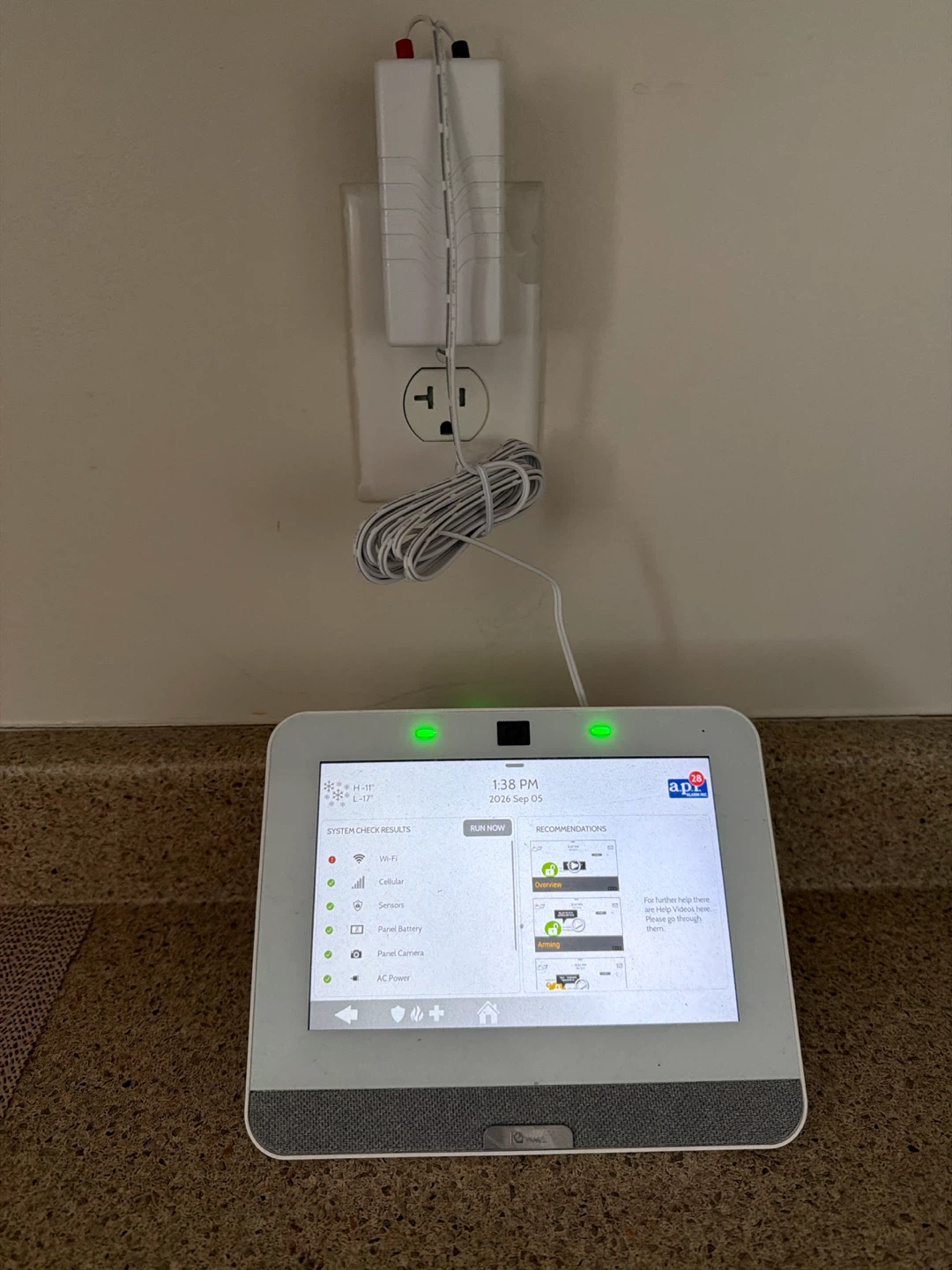 ADT Security System Control Panel