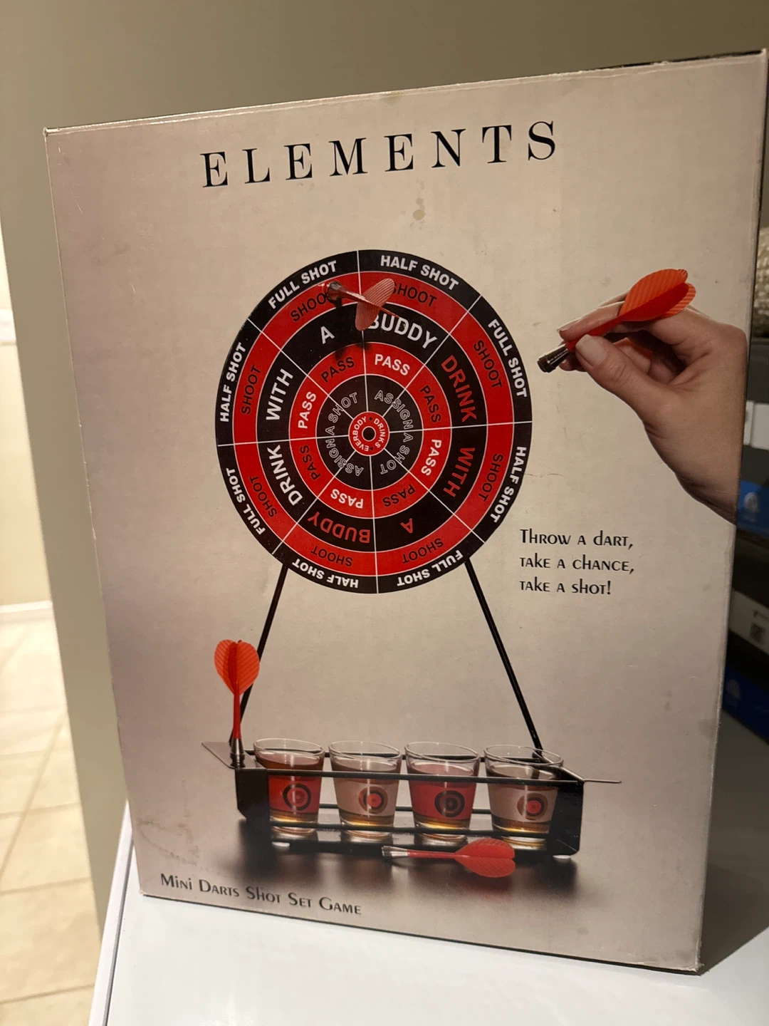 Elements Mini Darts Shot Set Game