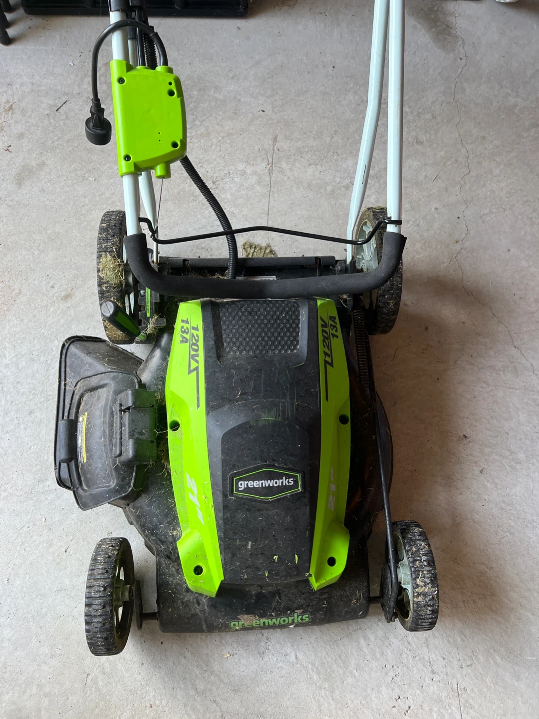 Greenworks Electric Mower 13A 120V