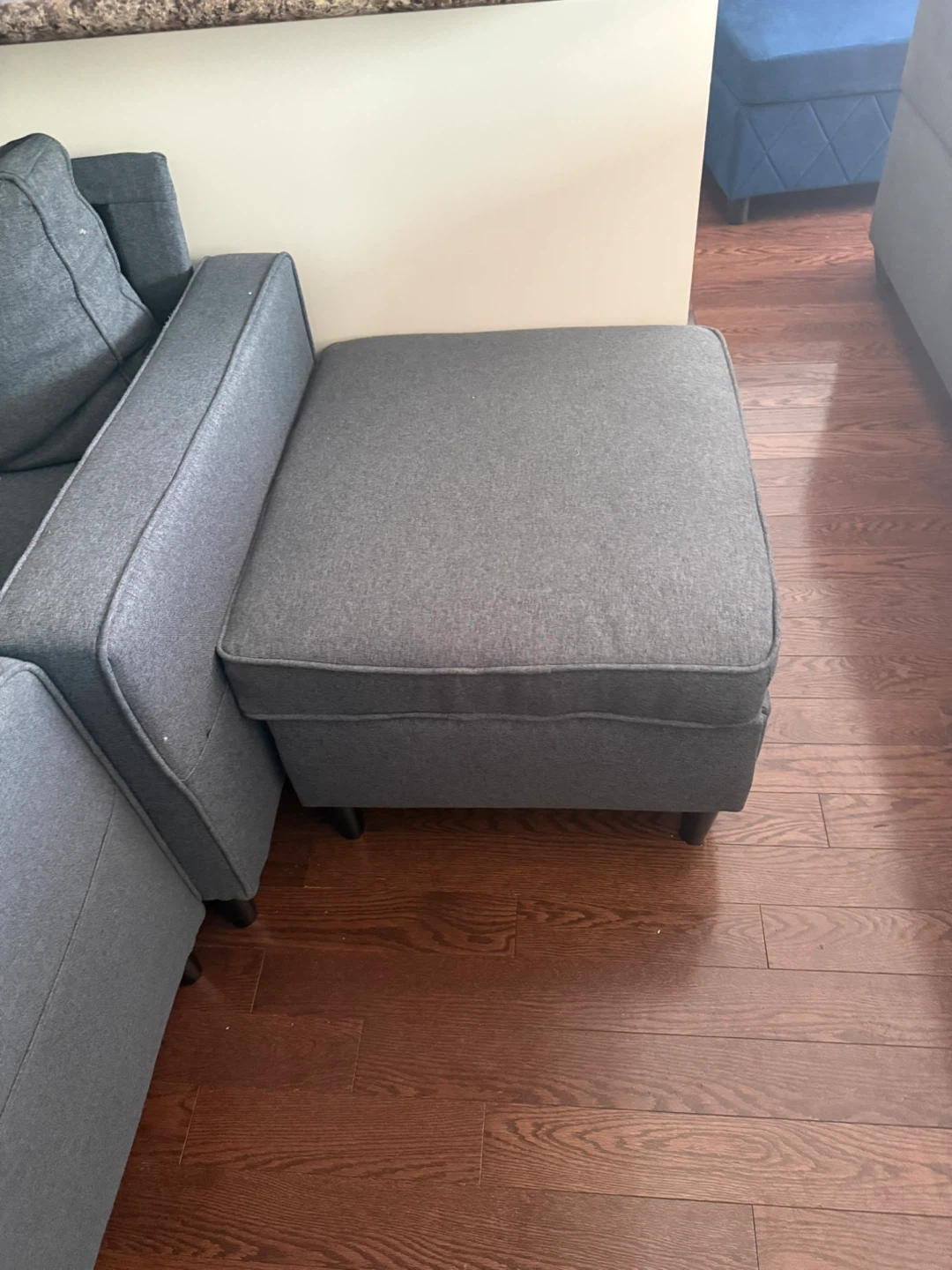 Coach, love seat and ottoman for sale - photo 2