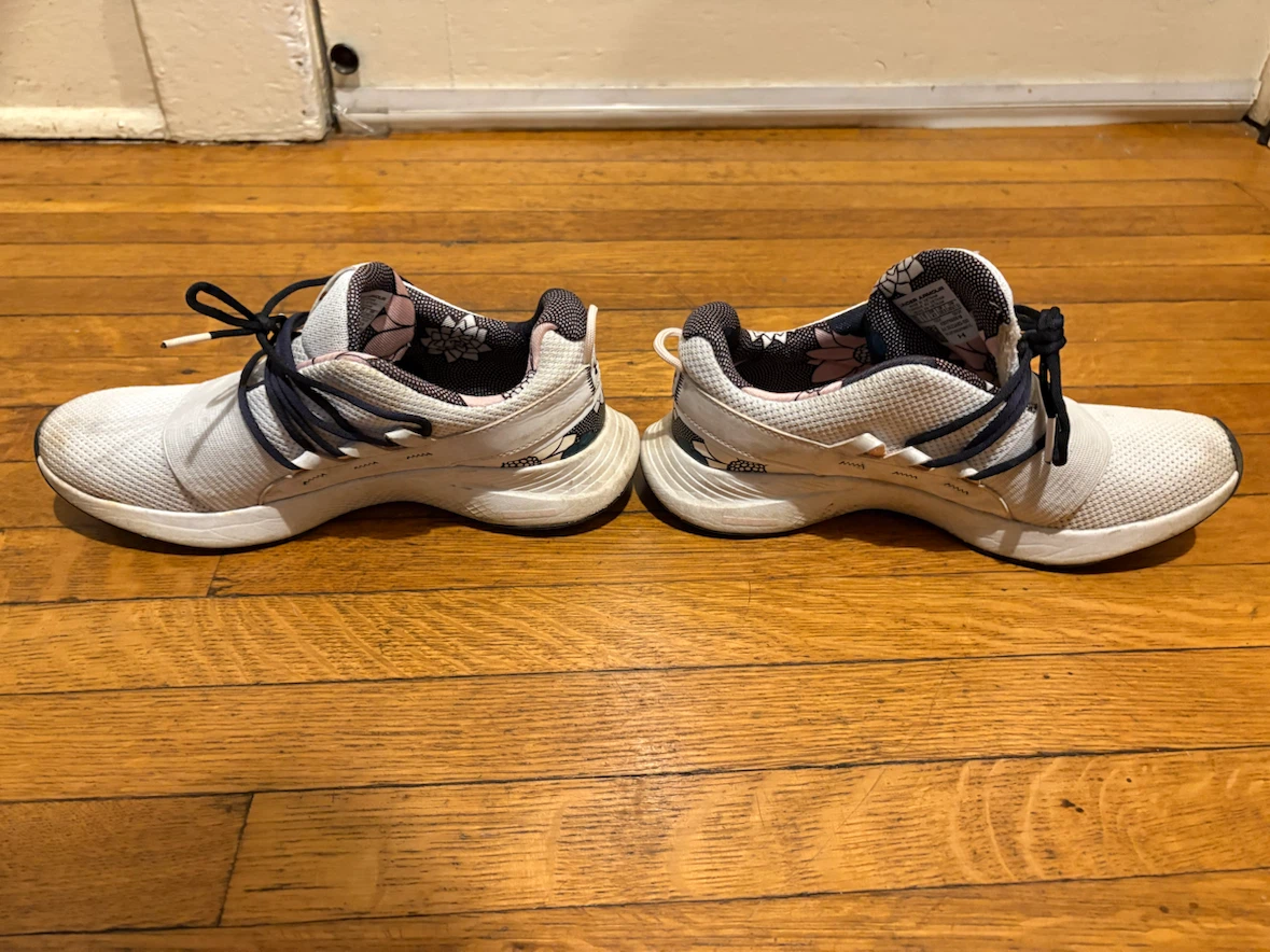 Under Armour White Floral Athletic Shoes - photo 4