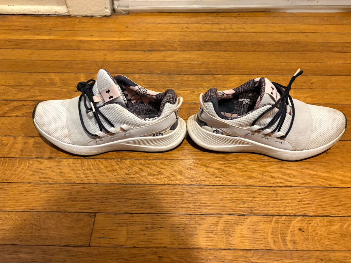 Under Armour White Floral Athletic Shoes - photo 5