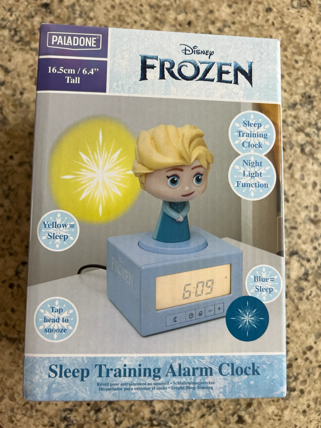 Disney Frozen Elsa Sleep Training Alarm Clock Night Light - photo 3