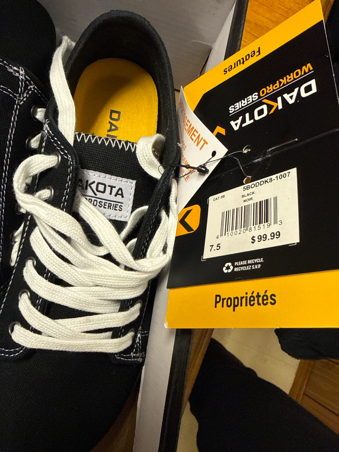 Dakota Work Pro Series Black Safety Shoes - photo 3