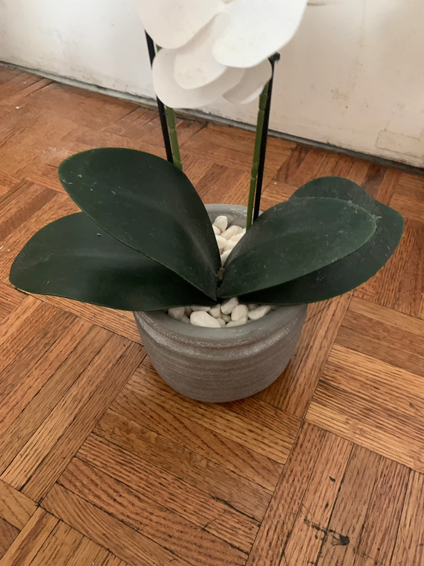White Orchid Artificial Plant - photo 3