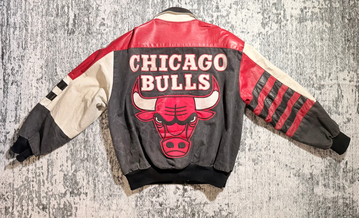 Vintage Jeff Hamilton Chicago Bulls Jacket