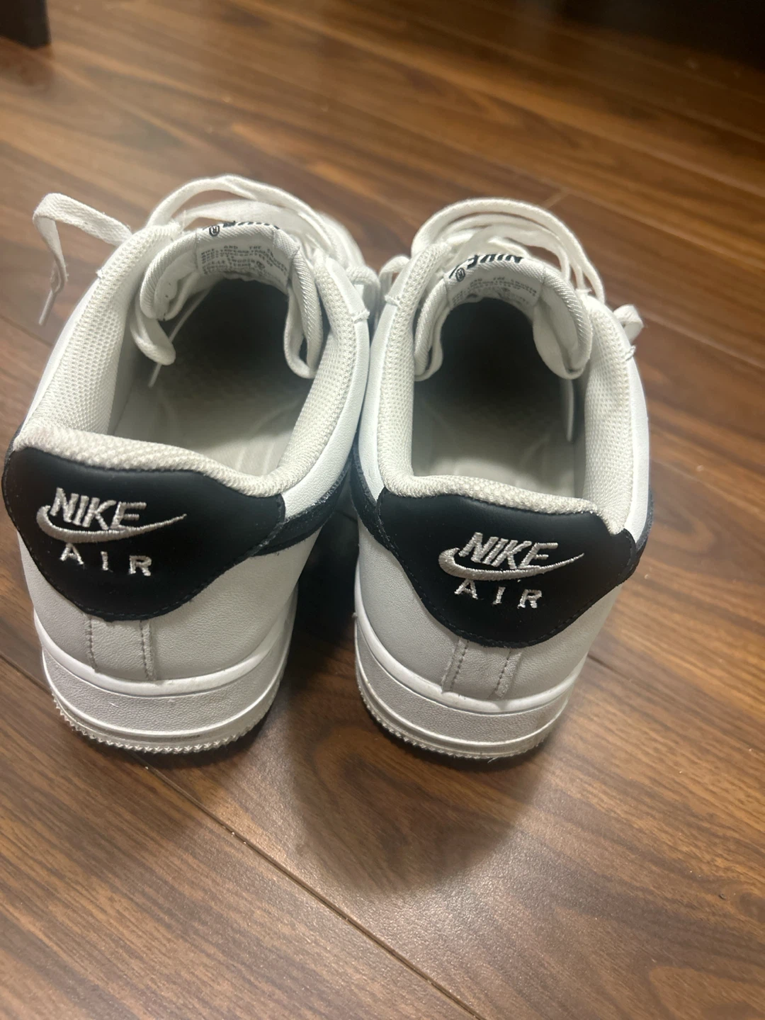 Nike Air Force 1 White/Black Sneakers - photo 4