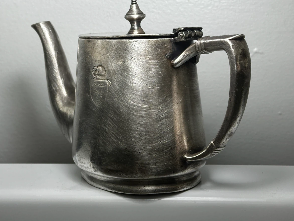 Vintage CPR Silver Plated 15oz Individual Teapot 925 - photo 4