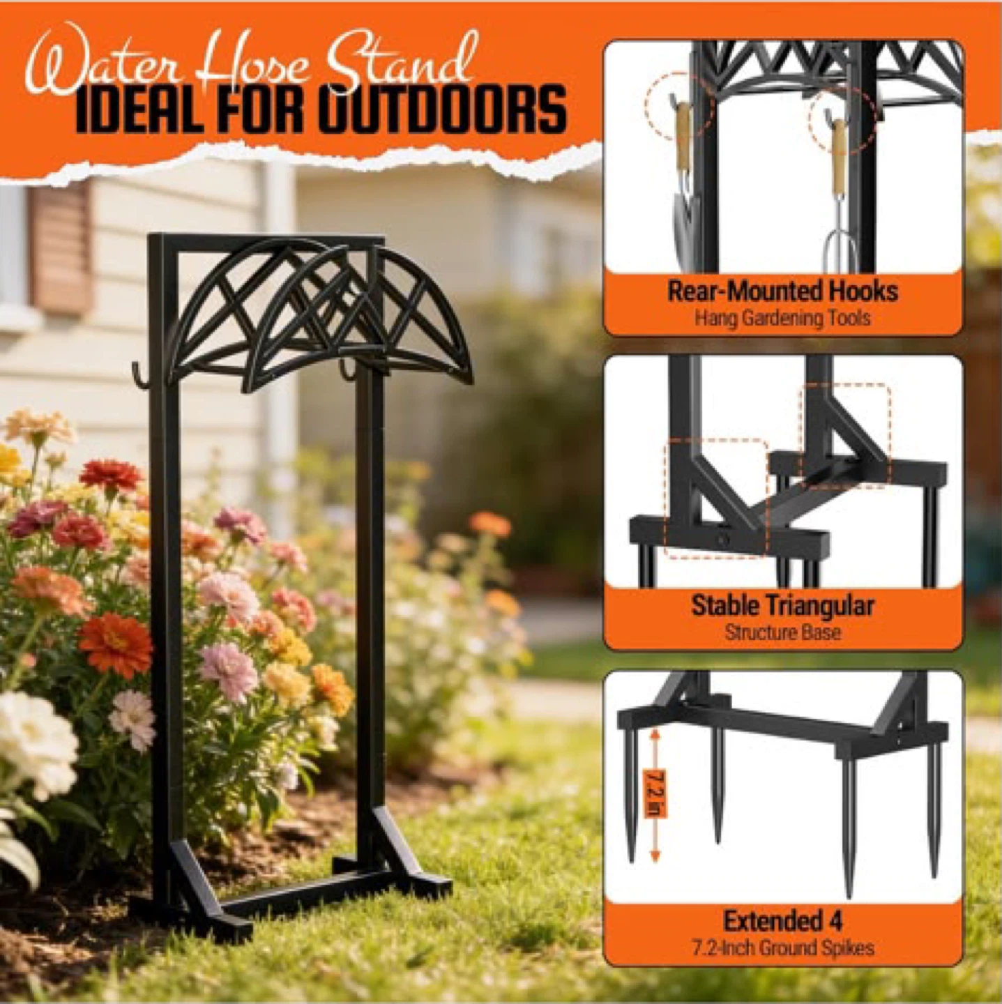 Soporte para manguera de agua para exteriores YFFSRJDJ - photo 2