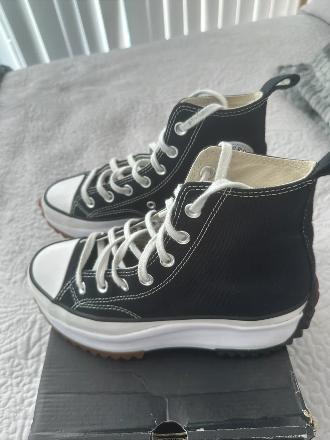 Converse Run Star Hike Hi Black/White/Gum - photo 2