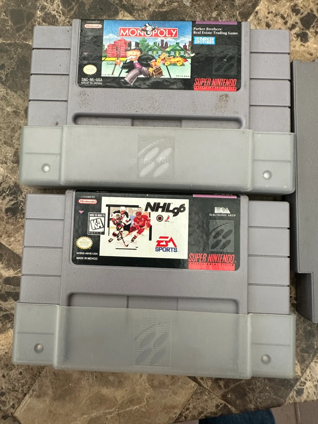 Nintendo SNES and NES Games Bundle