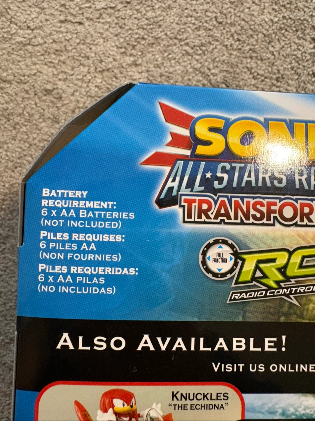Sonic All-Stars Racing Transformed RC Car - photo 2