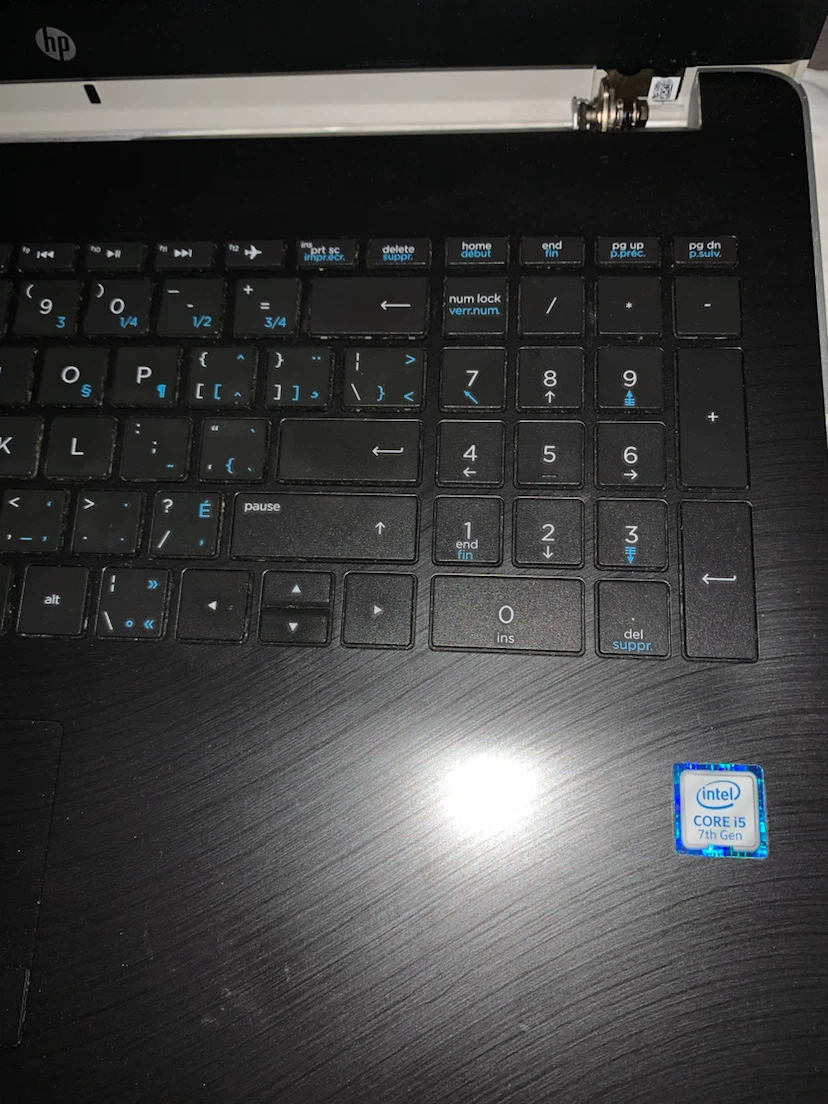 HP Laptop for parts- Intel Core i5 7th Gen