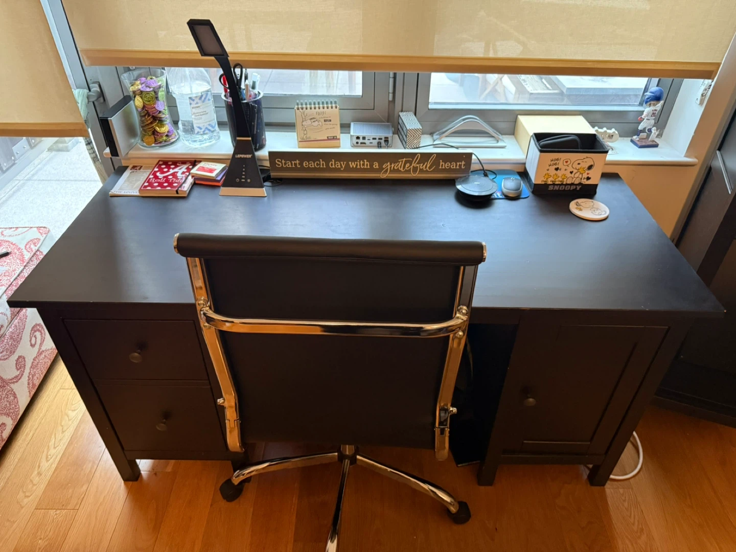 Moving Sale: Desk - 61" x 25 5/8”  + Chair - photo 2