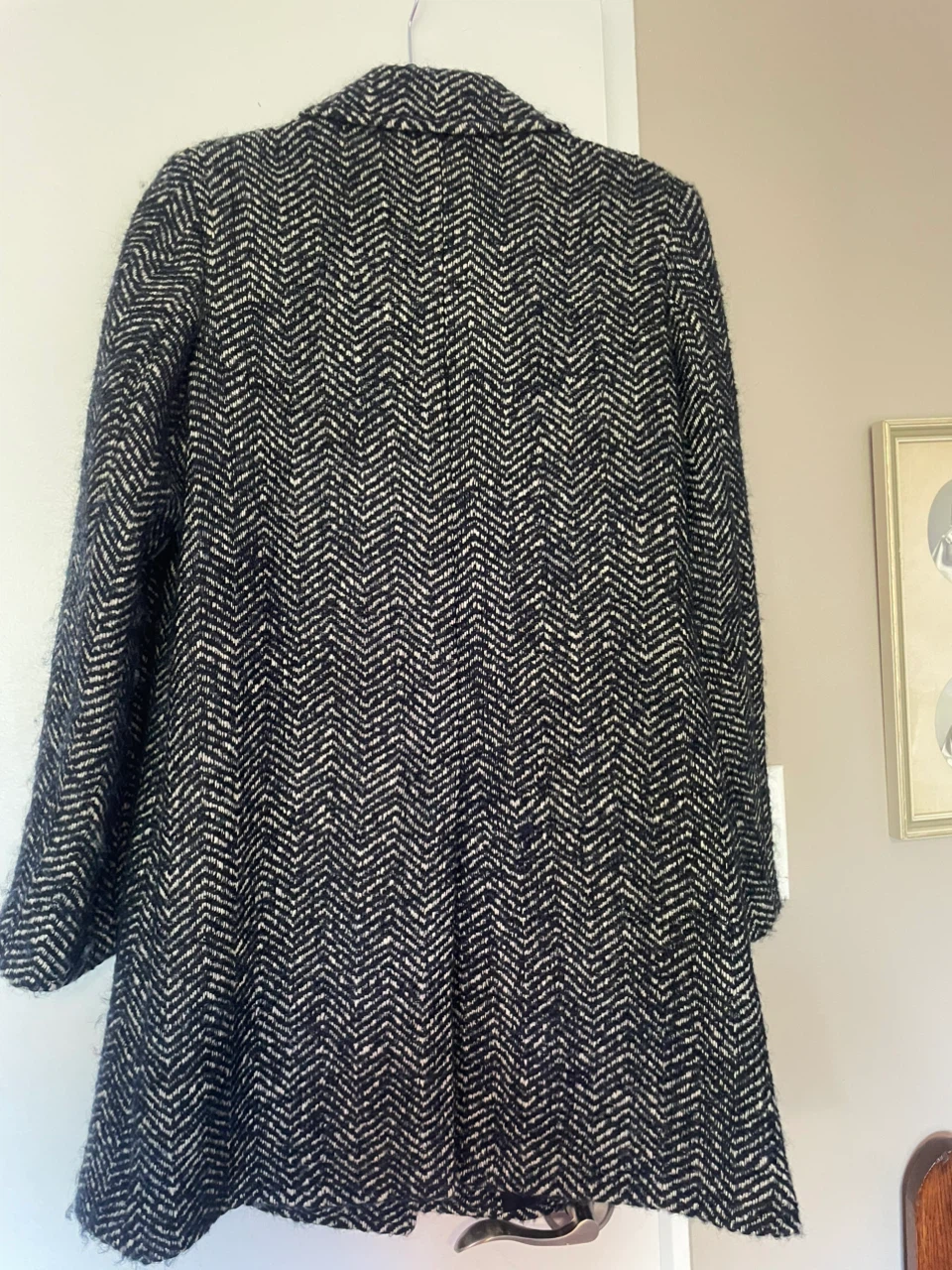 JIGSAW Herringbone Wool Blend Coat - Size S - photo 5