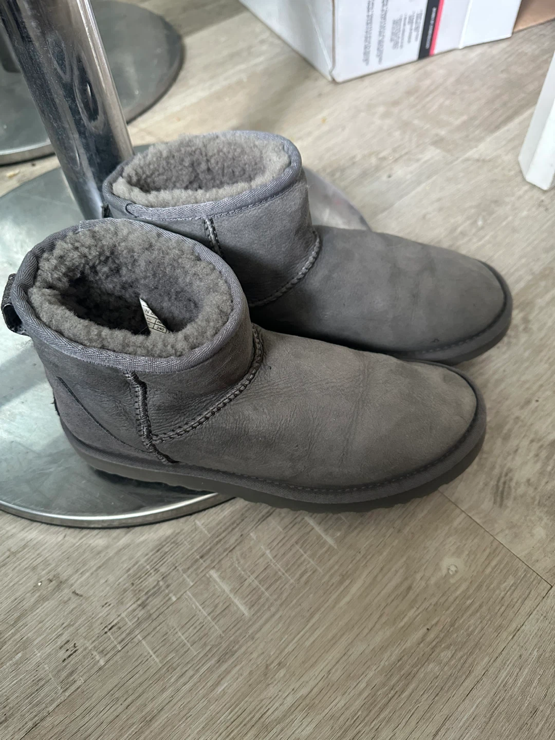 UGG Australia Mini Boots - Grey Size 7