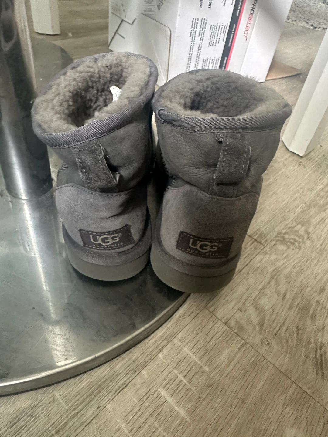 UGG Australia Mini Boots - Grey Size 7 - photo 2