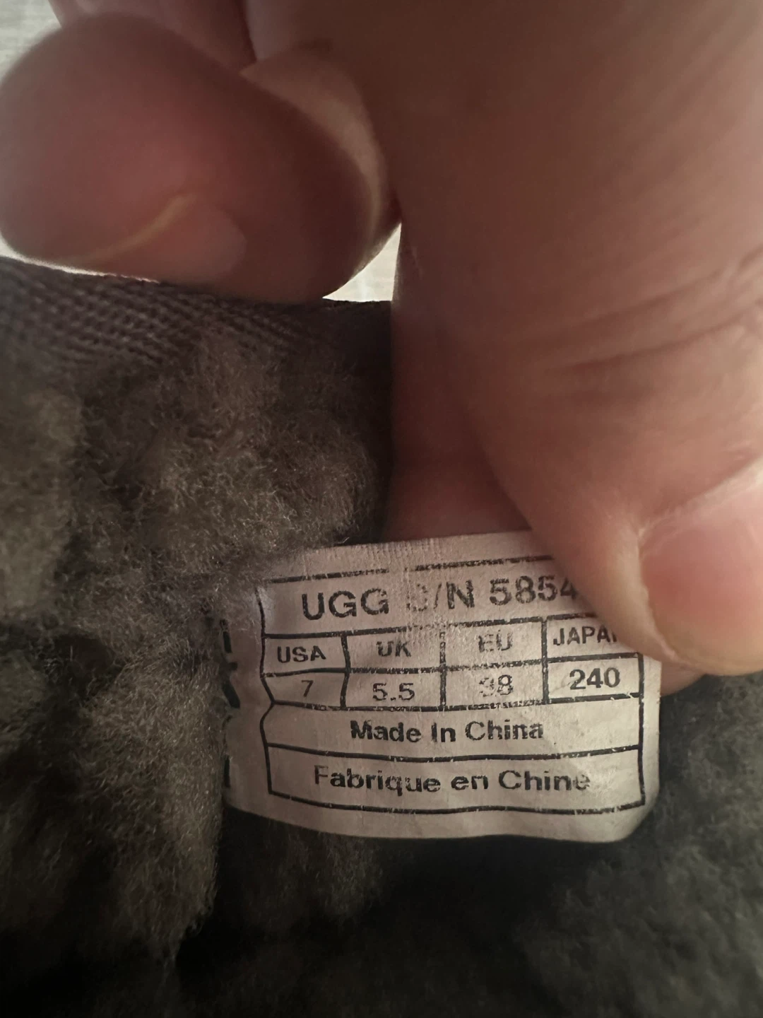 UGG Australia Mini Boots - Grey Size 7 - photo 3