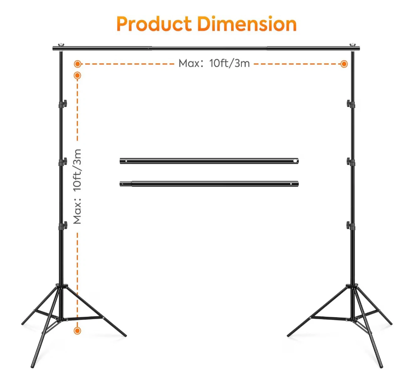 SEDGEWIN 10x10ft Backdrop Stand Kit - photo 2