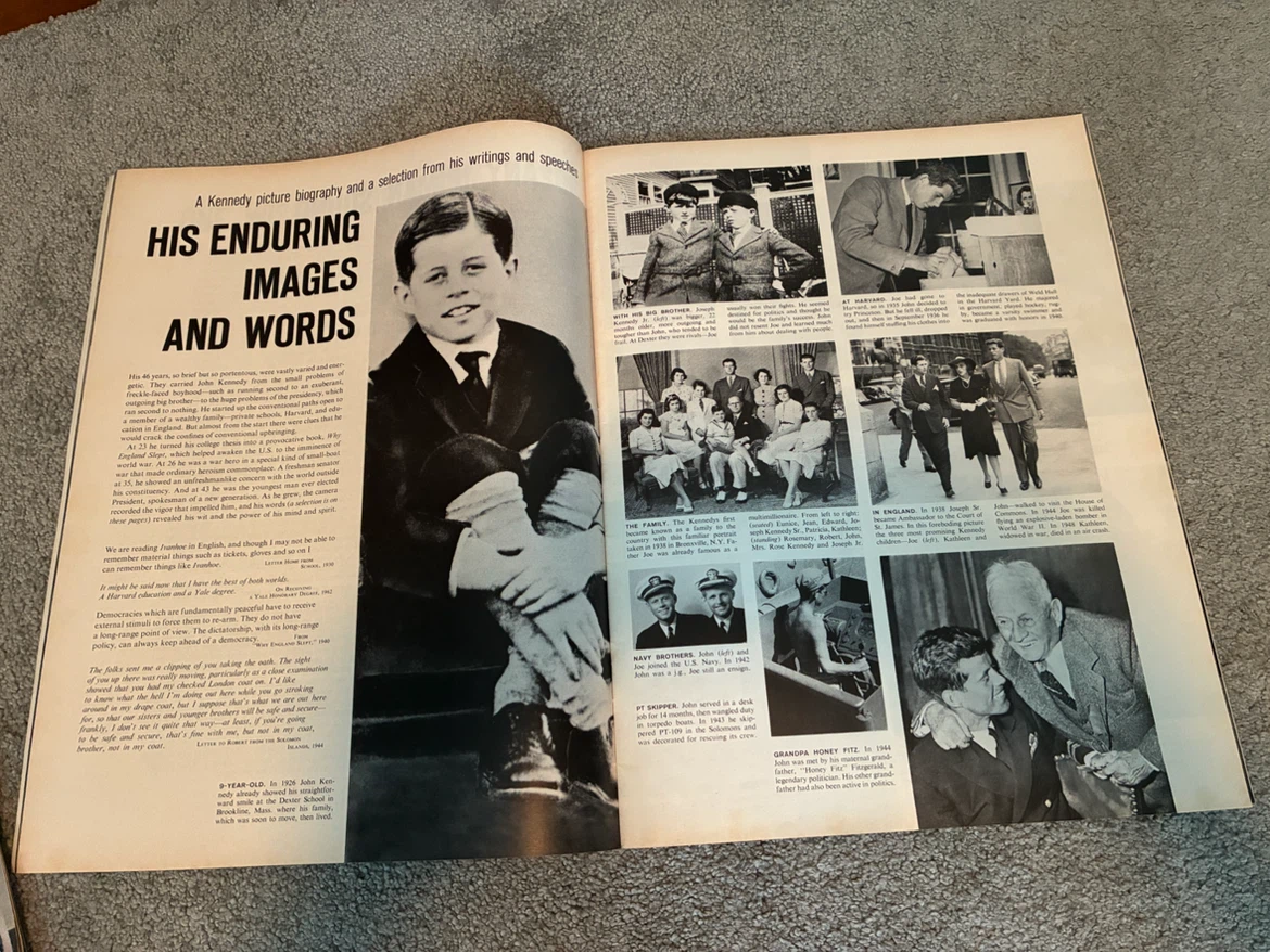4 Vintage Life Magazines 1963/64 Related to JFK Assassination - photo 3